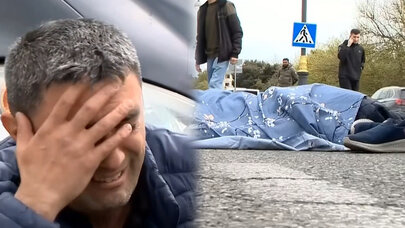 16 yaşlı oğlanı maşınla vurdu, göz yaşını saxlaya bilmədi - Video