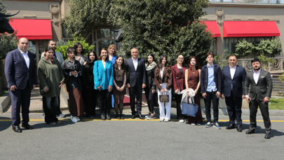 “Senior Talks” layihəsinin davamı: Aydın Veysəloğlu ADA tələbələri ilə yenidən görüşdü - FOTO