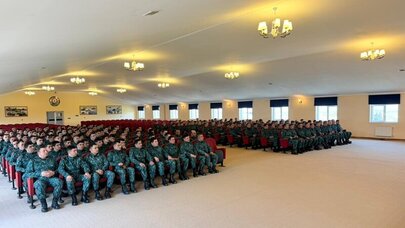 “Şəmkir” sərhəd dəstəsində Ombudsman nümayəndələri ilə görüş keçirildi - FOTO