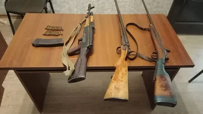 Həmin silahlar ələ keçirildi