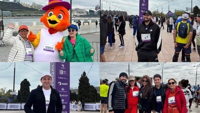 Məşhurlar "Bakı Marafonu 2026"da - Fotolar