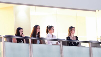 Birinci xanım bədii gimnastika üzrə Avropa kubokunu izlədi - FOTO