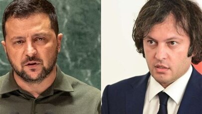 Tbilisi və Kiyev arasında üç illik buzlar əridi: Kobaxidze ilə Zelenski görüşdü