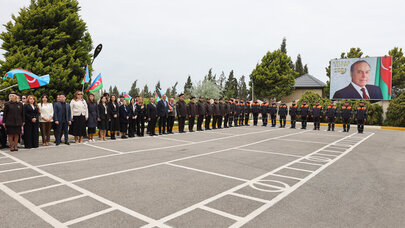 FHN-də Heydər Əliyevin anadan olmasının 103-cü ildönümü ilə əlaqədar tədbir keçirildi - VİDEO/FOTO
