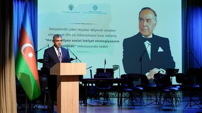 “Heydər Əliyev sosial inkişaf strategiyasının müəllifidir” mövzusunda tədbir keçirildi