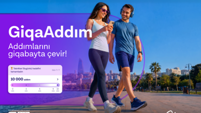 “Azercell” “GiqaAddım” ilə addımları internetə çevirir!