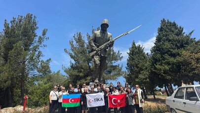 Şəhid ailələri Türkiyənin Çanaqqala şəhərini ziyarət ediblər - FOTO