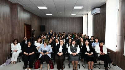 Heydər Əliyev mərkəzlərinin fəaliyyətinə həsr olunan müşavirə keçirildi - Foto