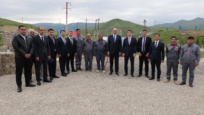 Xızının Fındığan kəndi içməli su ilə təmin olundu - FOTO