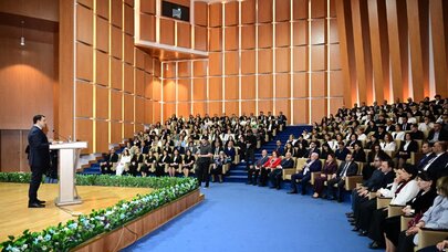 Şəkidə Heydər Əliyevlə bağlı tədbir keçirildi - Foto