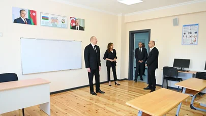 İlham Əliyev Cəbrayılın Şükürbəyli kəndinin açılışında iştirak etdi - FOTO