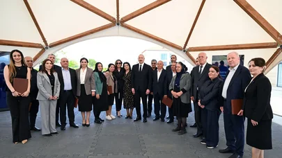 Prezident və birinci xanım Şükürbəyli sakinləri ilə görüşdülər - Foto/Yeniləndi