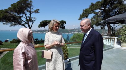 Ərdoğan kraliça ilə bir arada… - Fotolar