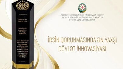 Azərbaycan mədəni irs sahəsində qlobal innovasiya liderləri sırasında yer aldı
