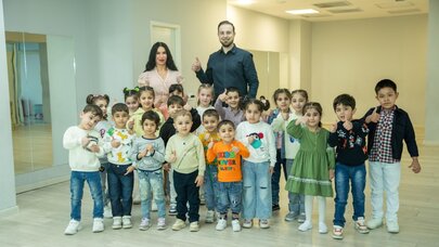 Uşaq evlərinin sakinləri üçün xüsusi rəqs məşğələləri keçirildi - FOTO