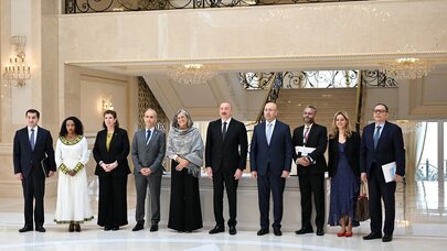 Prezident BMT-nin Məskunlaşma Proqramının icraçı direktorunu qəbul etdi - FOTOLAR