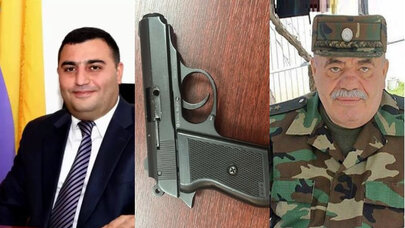 Ermənistanda atışma - Generalın nəvəsi qıza görə adam vurdu