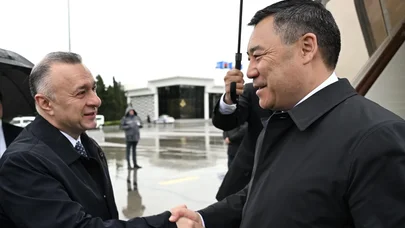 Sadır Japarov Azərbaycana səfərə gəldi