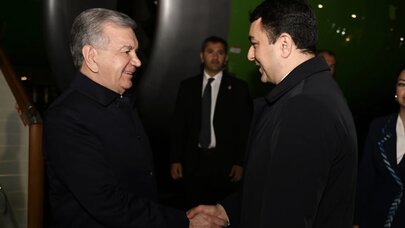 Özbəkistan Prezidenti Azərbaycana gəldi