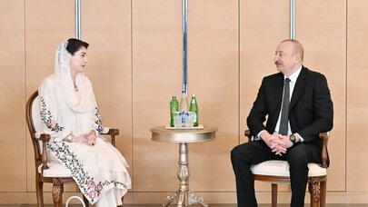 İlham Əliyev Pakistanın Pəncab əyalətinin Baş nazirini qəbul etdi
