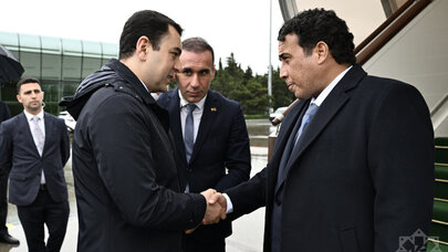 Liviyanın Prezident Şurasının Sədri Azərbaycana səfərə gəldi