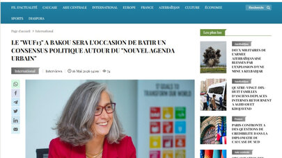 Bakının ev sahibliyi etdiyi WUF13 dünya mediasının diqqət mərkəzindədir
