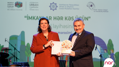 “Nar” “İmkanlar hər kəs üçün” layihəsinin bağlanış mərasimində iştirak etdi