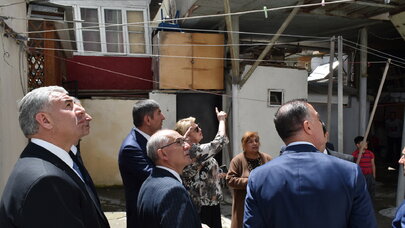 İcra başçısı sakinlərin müraciətlərini dinlədi - FOTO