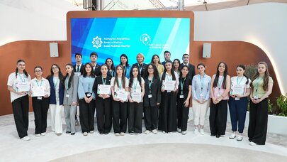 “İnklüziv DOST” altproqramının gənc iştirakçılarına təşəkkürnamələr təqdim olundu - FOTO