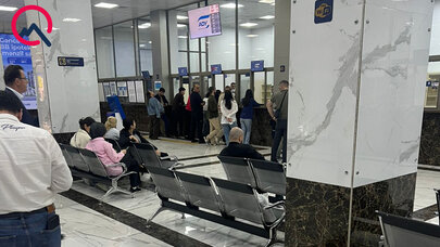 Tbilisi qatarına ilk bileti o aldı - Vağzalda növbə var