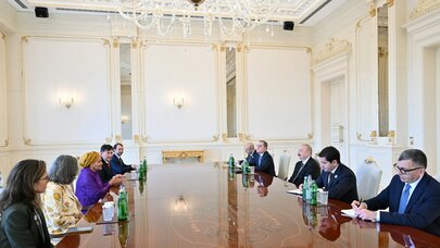 İlham Əliyev BMT Baş katibinin müavinini qəbul etdi - FOTO