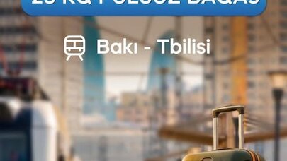 Bakı-Tbilisi-Bakı qatarında ödənişsiz baqaj limiti açıqlandı