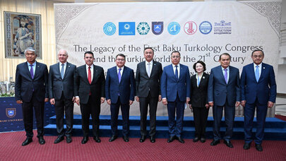 Almatıda Türkoloji Qurultayın 100 illiyinə həsr olunan konfrans - FOTO