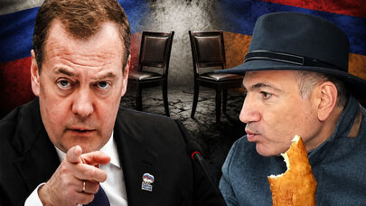 İrəvanın “iki stulda əyləşmək” planı: Medvedev Paşinyana xəbərdarlıq etdi