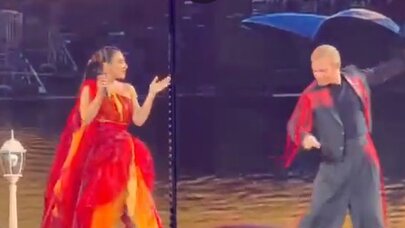 Bakıdakı möhtəşəm tədbirdə maraqlı anlar: Elnur və Aiseldən unudulmaz duet - Video
