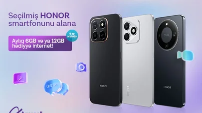 "Azercell"dən HONOR smartfonlarına xüsusi kampaniya
