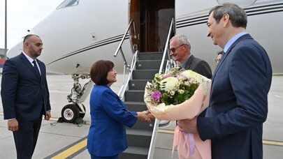 Sahibə Qafarova Serbiyada səfərdədir