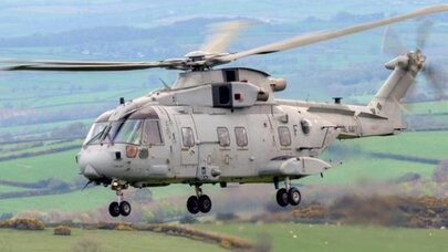 İngiltərə Kral Donanmasına məxsus helikopter qəzaya uğradı