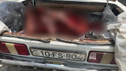 120 kq yararsız əti satmağa aparan şəxs saxlanıldı - FOTO