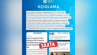 MEDİA bəzi informasiya resurslarında yayımlanan dezinformasiya barədə açıqlama yaydı