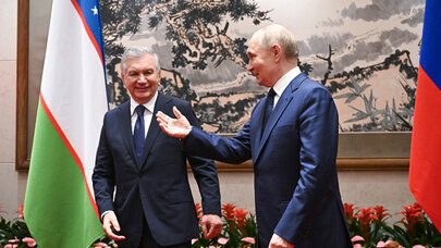 Putin Konstantinov sarayında Mirziyoyevlə görüşdü