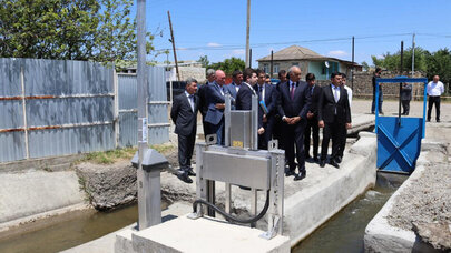 Ölkədə ilk qabaqcıl su idarəetmə sistemi istifadəyə verildi - FOTO