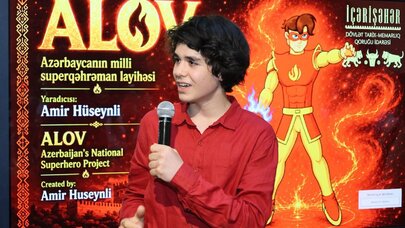Gənc rəssam Amir Hüseynlinin fərdi sərgisi açıldı - Foto