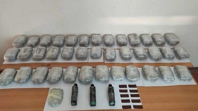 İrandan 32 kq narkotik keçirilməsinin qarşısı alındı - Foto