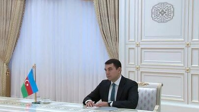 Türkmənistan Prezidenti Azərbaycanın mədəniyyət nazirini qəbul edib