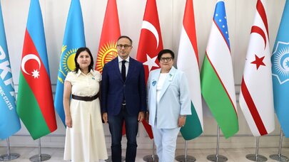 Azərbaycan və Qazaxıstan parlamentariləri TÜRKPA Beynəlxalq Katibliyini ziyarət etdilər - Foto