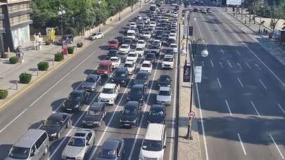 Paytaxt yolları keçilməz oldu - SİYAHI