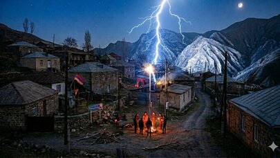Ermənistanda kürdlərin yaşadığı 11 kənd işıqsız qaldı