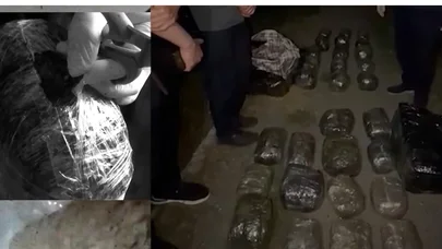 Polis əməliyyat keçirdi - 30 kiloqrama yaxın narkotik vasitə tapıldı