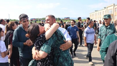 Gənc əsgərlərin andiçmə mərasimi keçirildi - FOTO